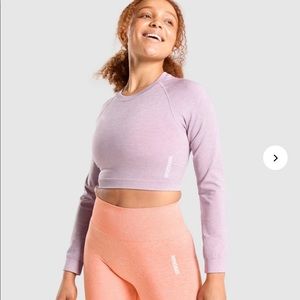 Cropped long sleeve gymshark top